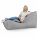 Lounge Sessel Outdoor Hellgrau Modern
