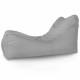Lounge Sessel Outdoor Hellgrau Modern