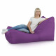 Lounge Sessel Outdoor Violett Groß
