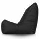 Schwarz Sitzsack Sessel Outdoor XXL Draußen