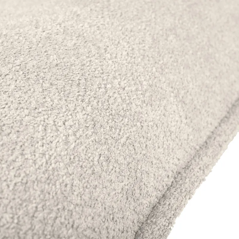 Ecru boucle kindersitzkissen XL