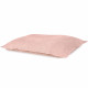 Puderrosa boucle kindersitzkissen XL