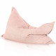 Puderrosa boucle kindersitzkissen XL