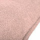 Puderrosa boucle kindersitzkissen XL