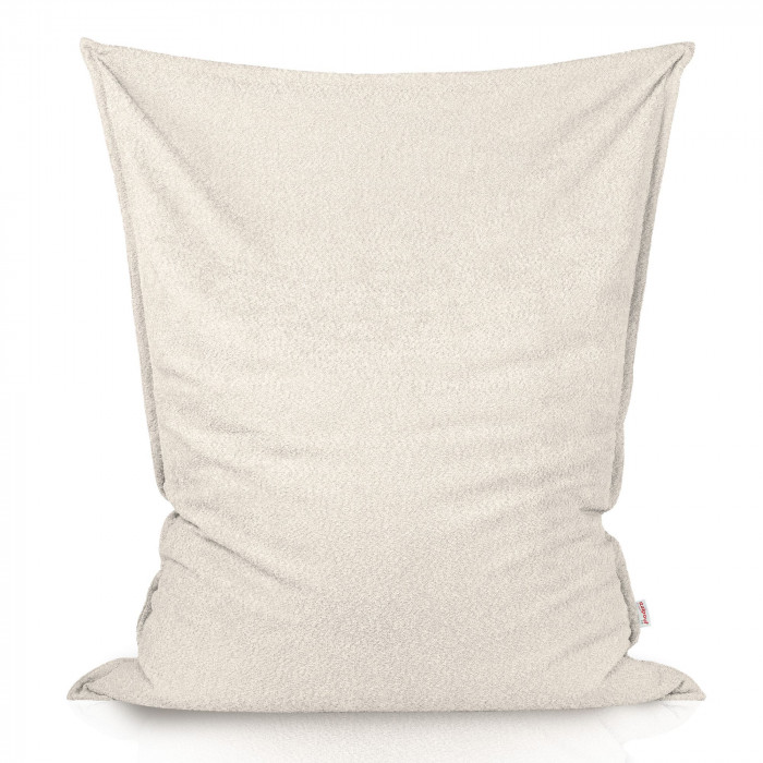 Ecru boucle kindersitzkissen XL