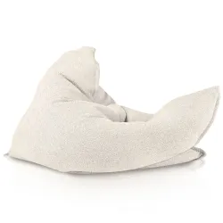 Ecru boucle kindersitzkissen XL