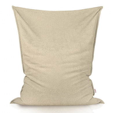 Hellbeige bouclé sitzkissen Boucle