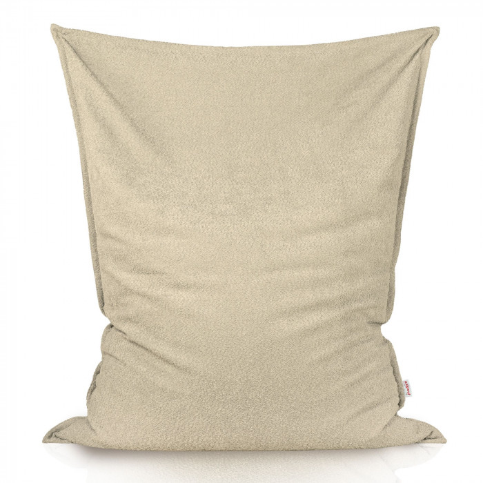 Hellbeige bouclé sitzkissen xxl Boucle