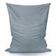 Blau bouclé sitzkissen