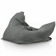 Grau boucle kindersitzkissen XL