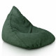 Dunkelgrün sitzsack liege bermuda Boucle