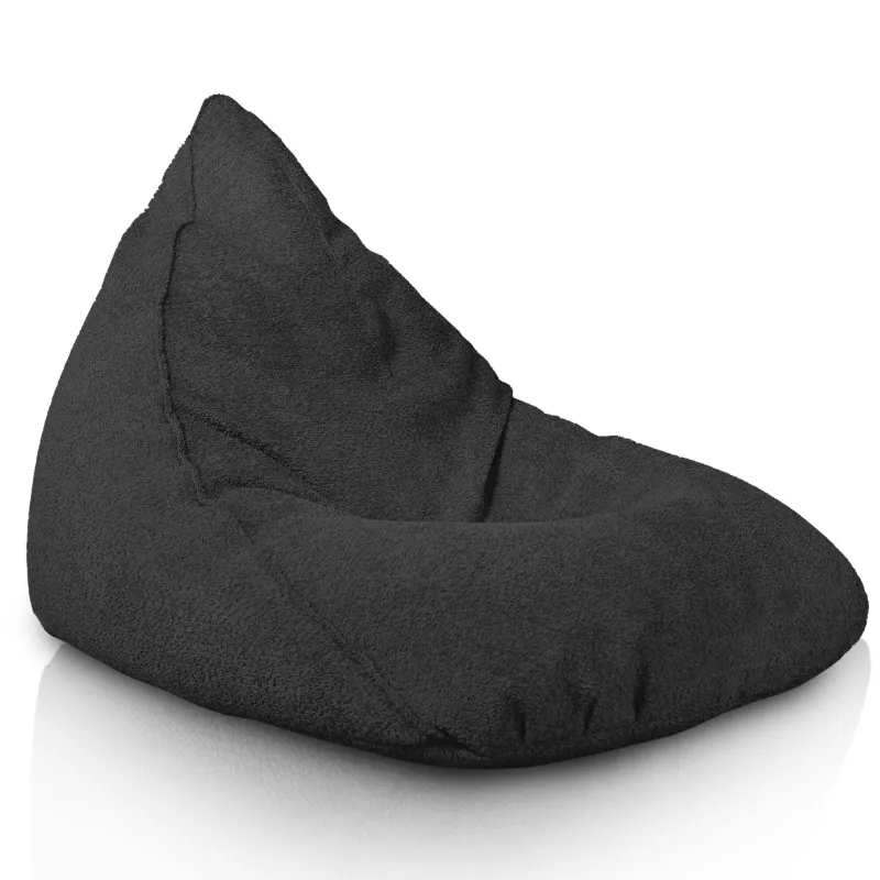 Boden-Sitzsack XL Bermuda - Teddy-Bouclé