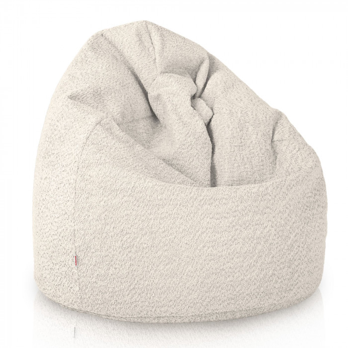 Ecru kindersitzsack l Boucle