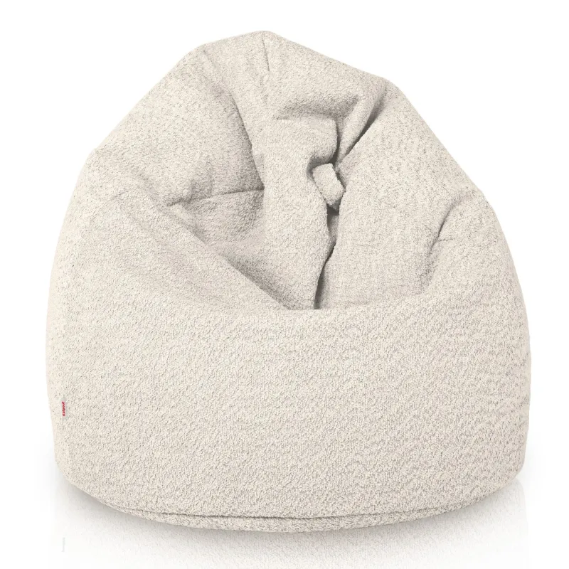Ecru kindersitzsack l Boucle