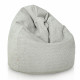 Hellgrau sitzsack Boucle