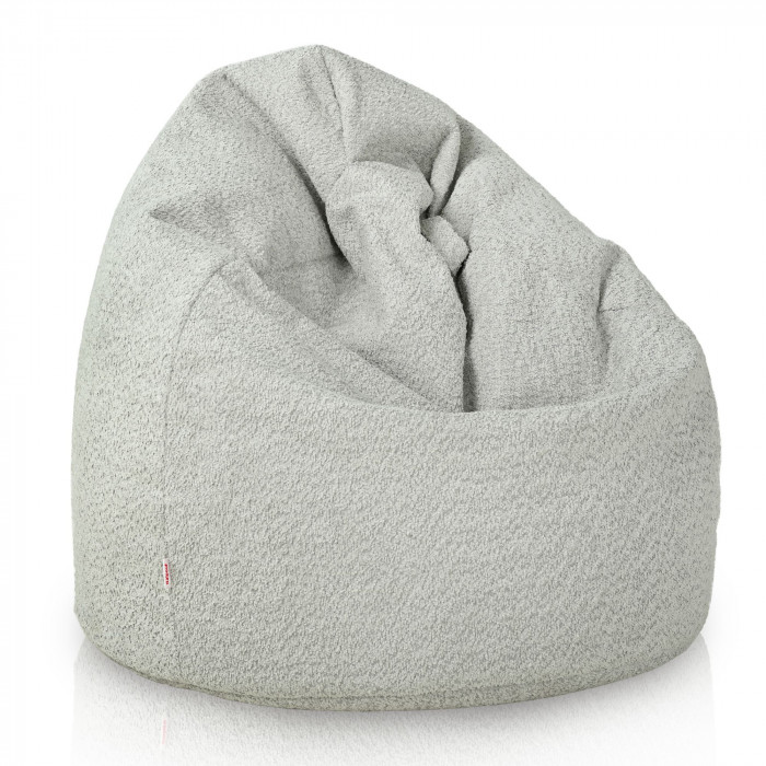Hellgrau kindersitzsack l Boucle