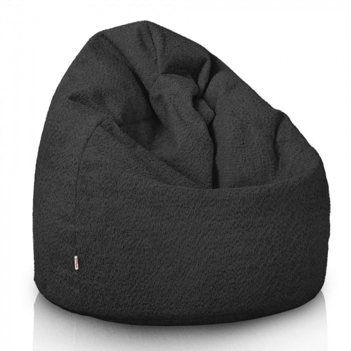 Schwarz kindersitzsack l Boucle