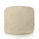 Beige sitzsack cilindro boucle