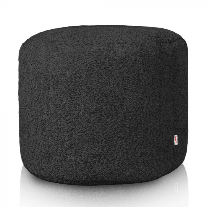 Schwarz sitzsack cilindro boucle