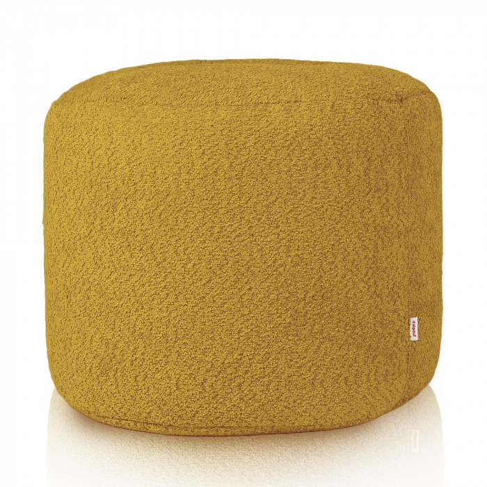 Senf sitzsack cilindro boucle
