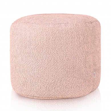 Puderrosa Sitzwürfel cilindro boucle