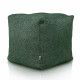Sitzpouf Cubo Boucle dunkelgrün