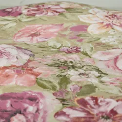 Runder Fußhocker - Premium Print-Stoff – Ansicht 60