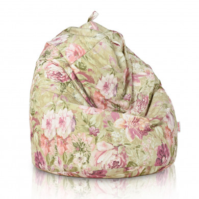 Sitzsack kinder pastellblumen
