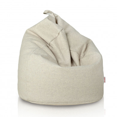 Sitzsack kinder wollkissen beige