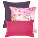 Rosa und lila Prinzessin Kissen Set für Mädchen