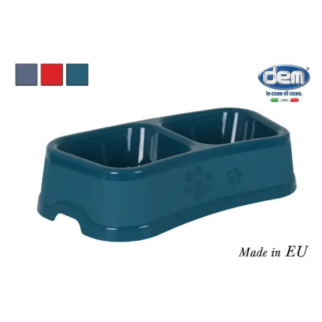 Doppelnapf für Hund 33x18x7,5cm aus strapazierfähigem Material