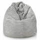 Hellgrau sitzsack xl stripe