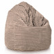 Beige sitzsack stripe