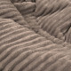 Beige sitzsack xxl stripe
