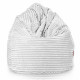 Weiß sitzsack xxl stripe