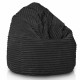 Schwarz sitzsack stripe