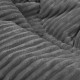 Grau kindersitzkissen xl stripe