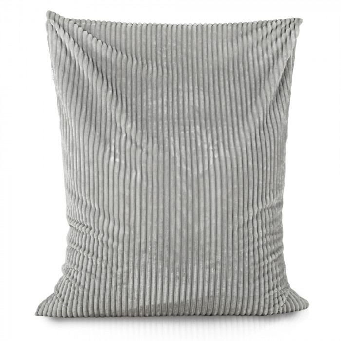 Hellgrau kindersitzkissen xl stripe