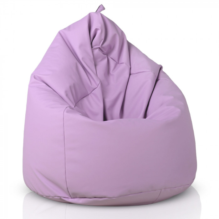 Hellviolett Sitzsack XL Kunstleder