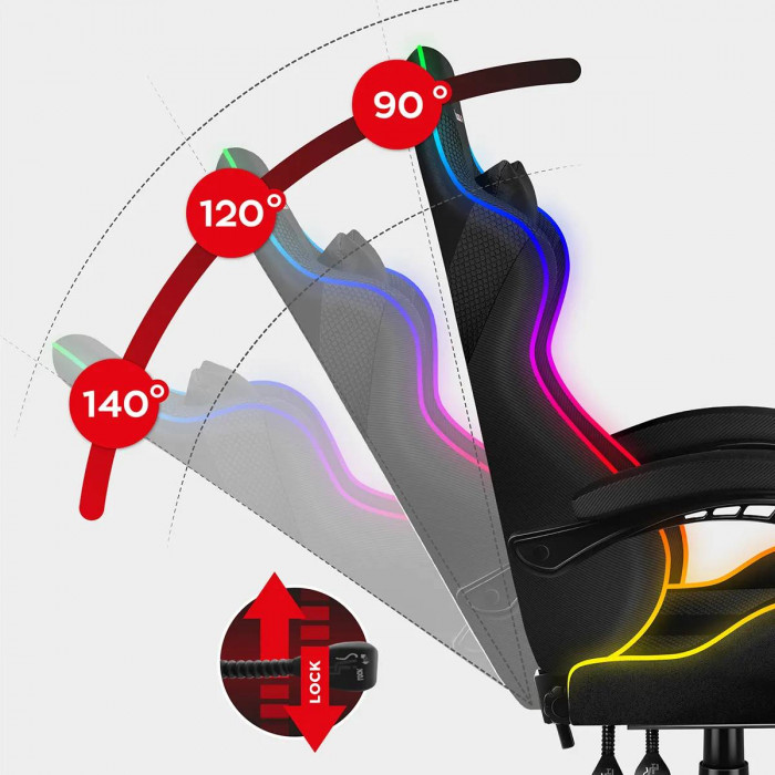 Nackenmuskelkissen für Huzaro Force 4.7 RGB Mesh Stuhl