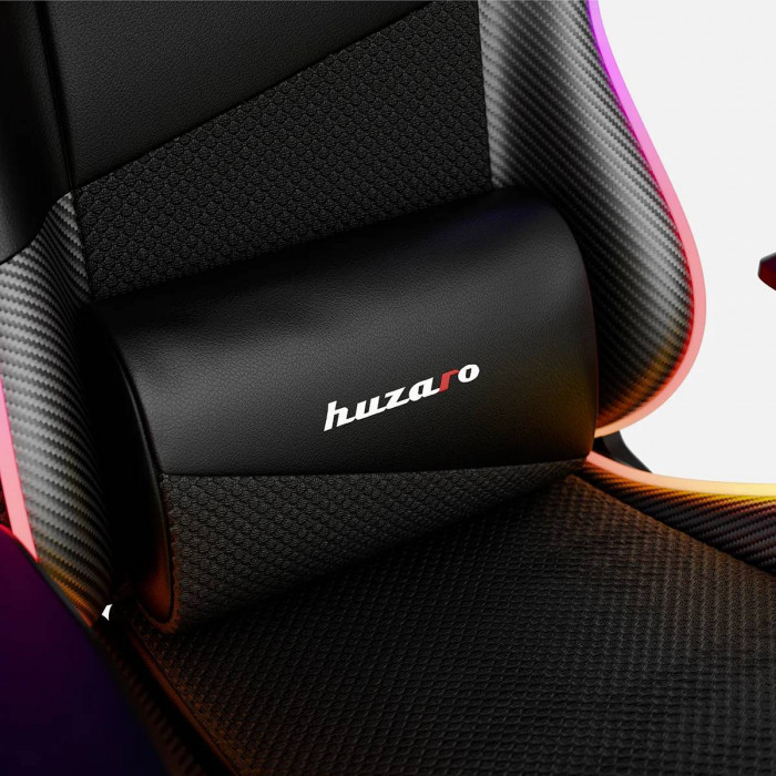 Huzaro Force 6.2 Schwarz RGB Gaming-Stühl Lendenkissen