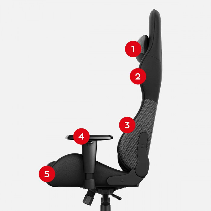 Ergonomischer Gaming-Stühl Force 6.2