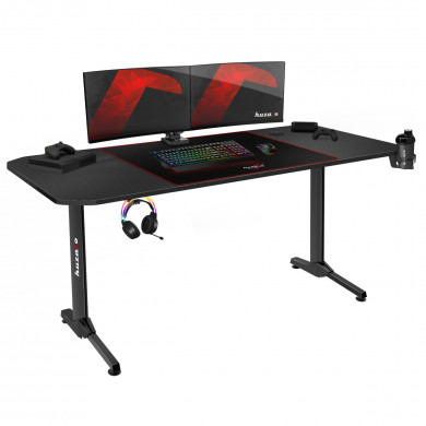 Huzaro Hero 4.7 Schwarzer Gaming-Schreibtisch