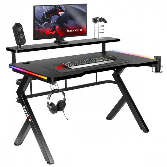 Huzaro Hero 5.0 RGB-LED-Gaming-Schreibtisch