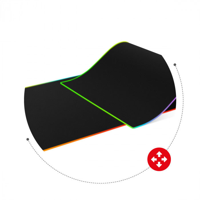 Rutschfeste Unterseite des RGB-XL-Pads