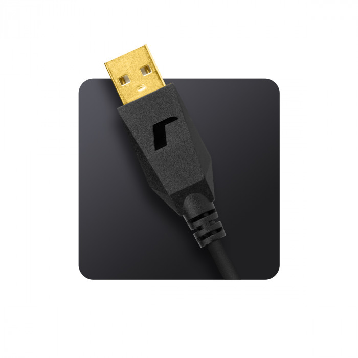 Goldbeschichteter USB-Stecker