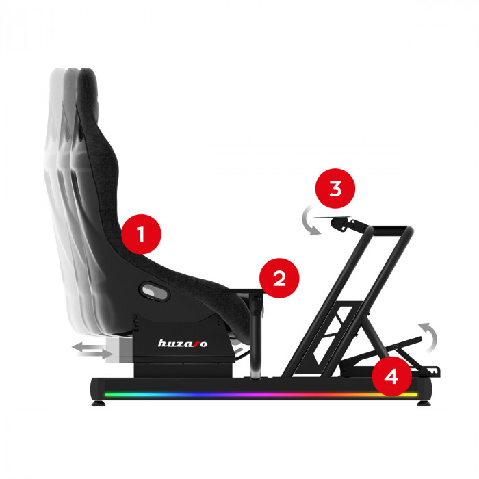 Verstellbares Renncockpit Speed 6.0