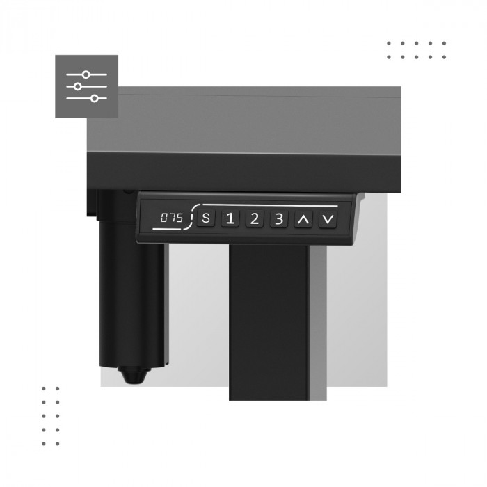 Leader Schreibtisch 7.6 Bedienfeld