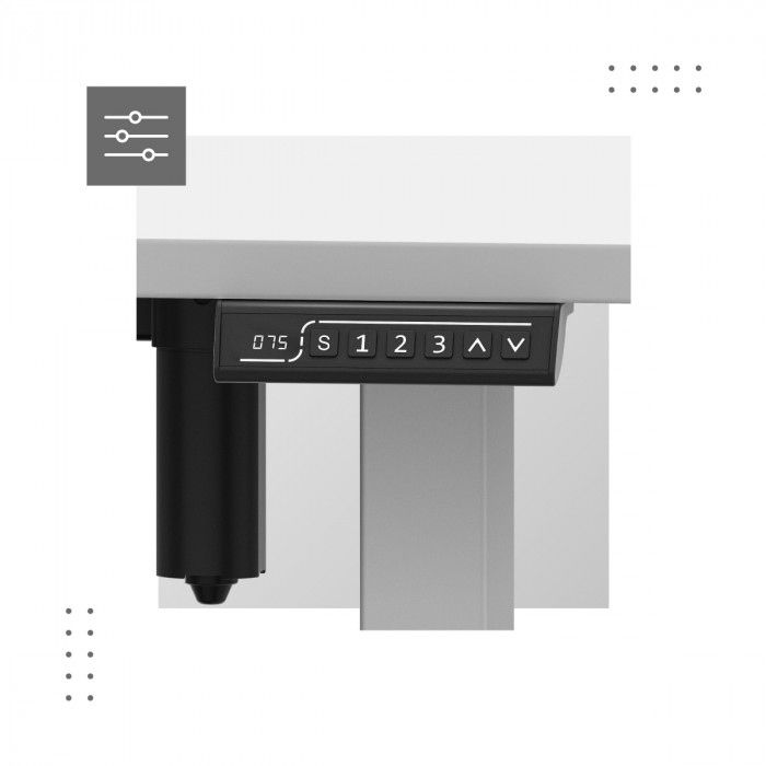 Leader Schreibtisch 7.6 Bedienfeld