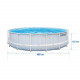 488 x 122 cm 18in1 Intex Rahmen Garten Pool 26746